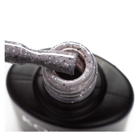 Гель-лак Komilfo Stone Collection ST001 серый с крошкой, 8 мл, изображение 2