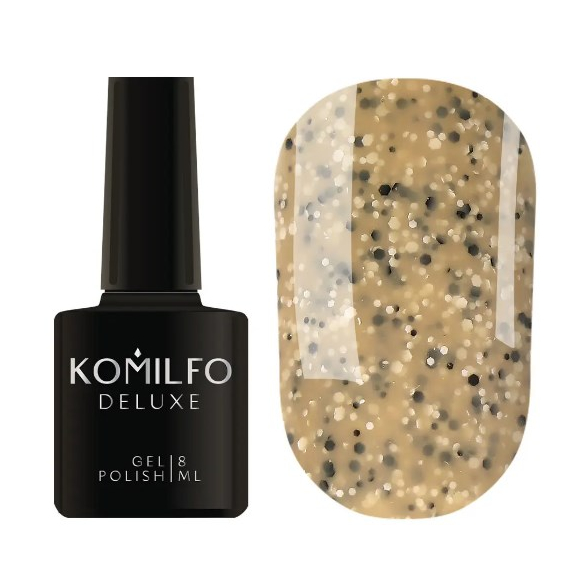 Gel polish Komilfo Stone Collection ST003 caramel with crumb, 8 ml