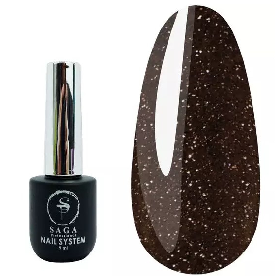 Gel polish SAGA Fiery No. 21 reflective, 10 ml