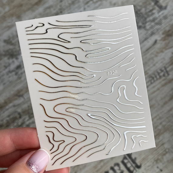 Design stickers 1329 Silver