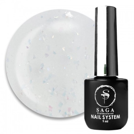 Base with flakes SAGA Agate Base No. 01, 9 ml