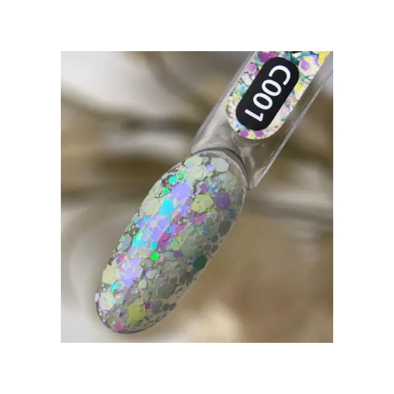 Гель-лак ART Confetti №001, 6 мл