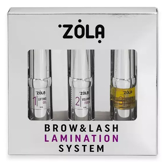 Набор для ламинирования бровей и ресниц ZOLA brow&amp;lash lamination system