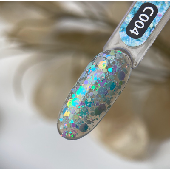 Гель-лак ART Confetti №004, 6 мл