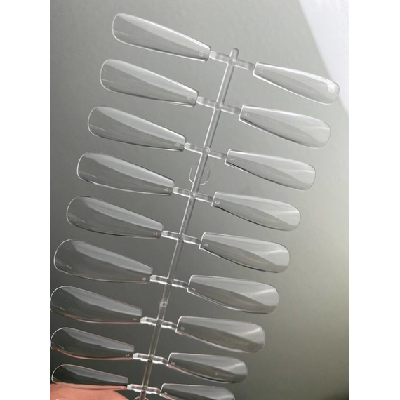 Ballerina nail extension gel tips, 240 pcs