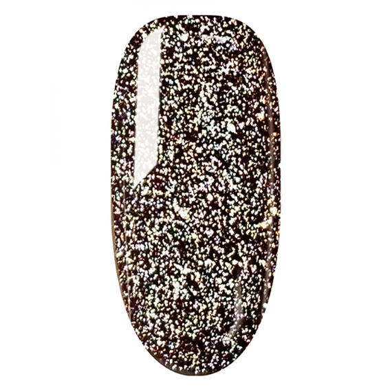 Гель-лак светоотражающий DIS Flash №16 коричневый, 7,5 мл