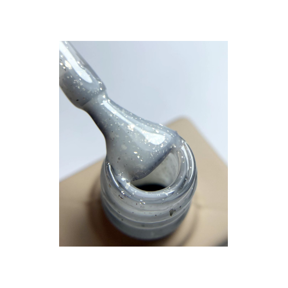 База для ногтей DARK Potal Base №42, молочная с поталью, 10 мл