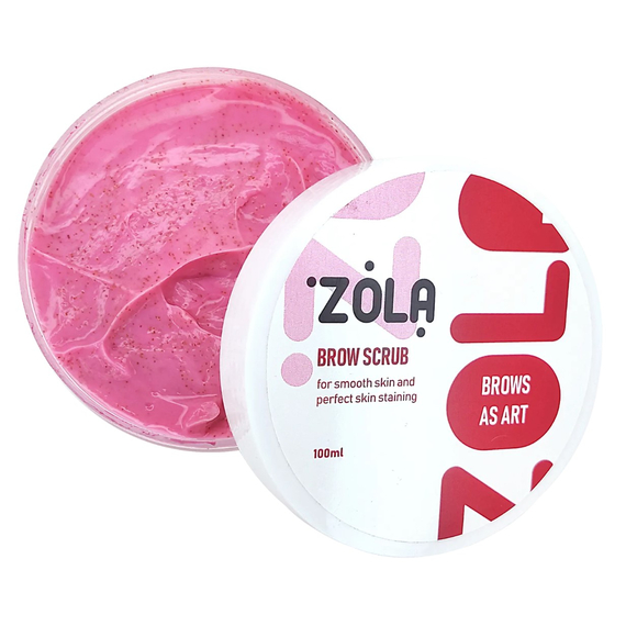 Скраб для бровей ZOLA розовый 100 мл
