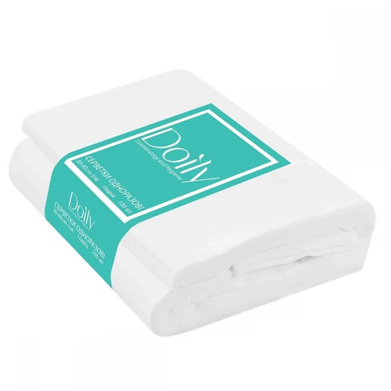 Салфетки в пачке Doily 30x40 см сетка, 100 шт