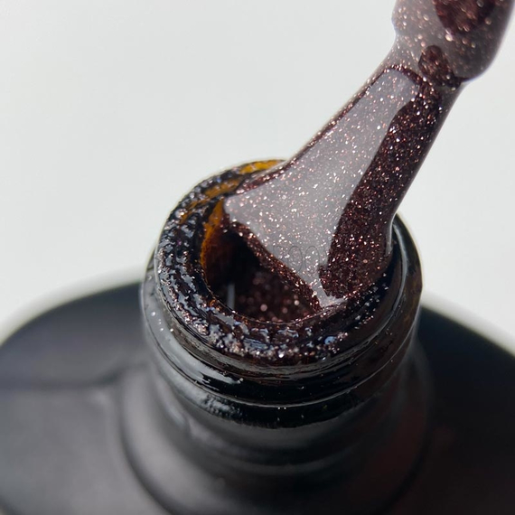 Гель-лак светоотражающий DIS Flash №16 коричневый, 7,5 мл, изображение 2
