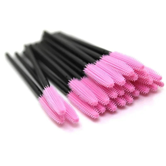 Набор щетинок для бровей и ресниц силиконовых 50 шт