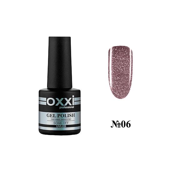 Гель-лак OXXI DISCO Boom №06, бежевый 10 мл, изображение 2