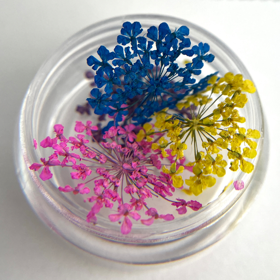 Декор для ногтей Сухоцветы микс №8