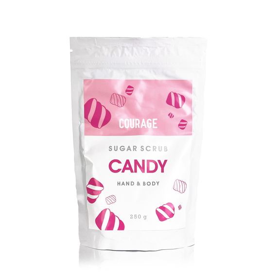Скраб COURAGE Sugar Scrub Candy конфета 250 мл, пакет