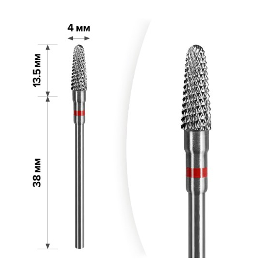 Насадка фреза твердосплавная D 40 R кукуруза 93