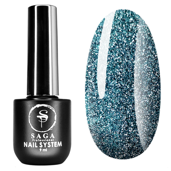 Гель-лак SAGA Fiery №08 светоотражающий, 10 мл