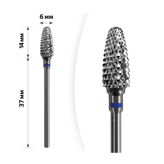 Насадка фреза твердосплавная D 60 B кукуруза 97