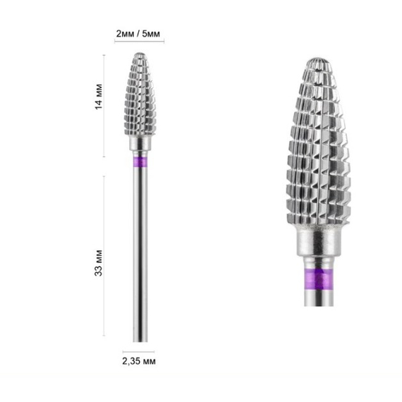 Насадка фреза твердосплавна DLX 50 V кукурудза 23503