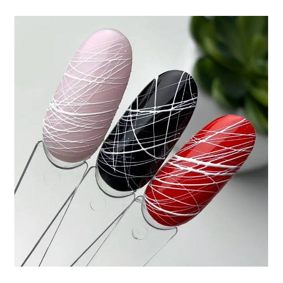 Гель-паутинка ART Spider gel White, белая, 5 мл, изображение 2