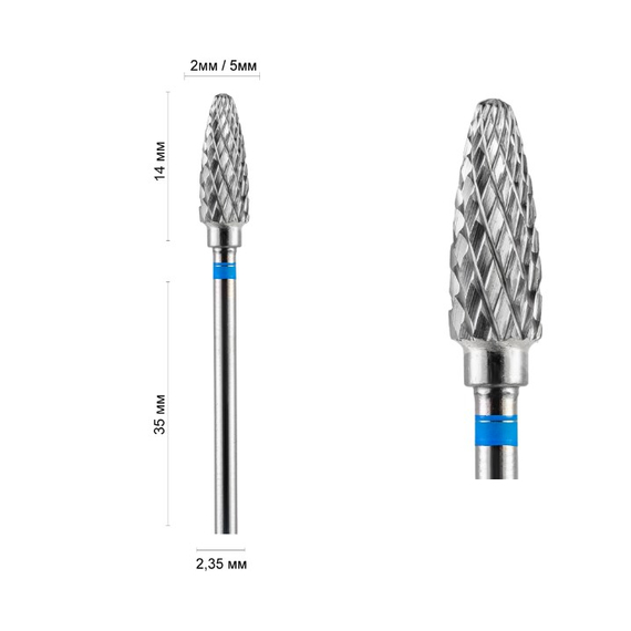 Насадка фреза твердосплавная DLX 50 B конус для левшей 13235