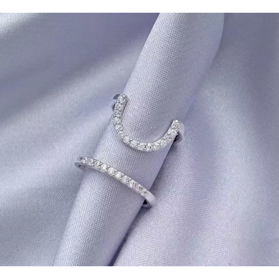 Кольцо на фаланге Silver Серебро