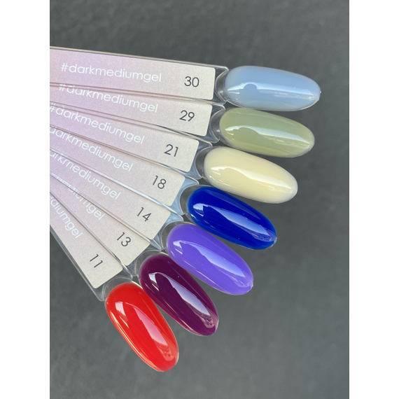 Гель DARK Medium Gel №21, без кисточки, 15 мл, изображение 2