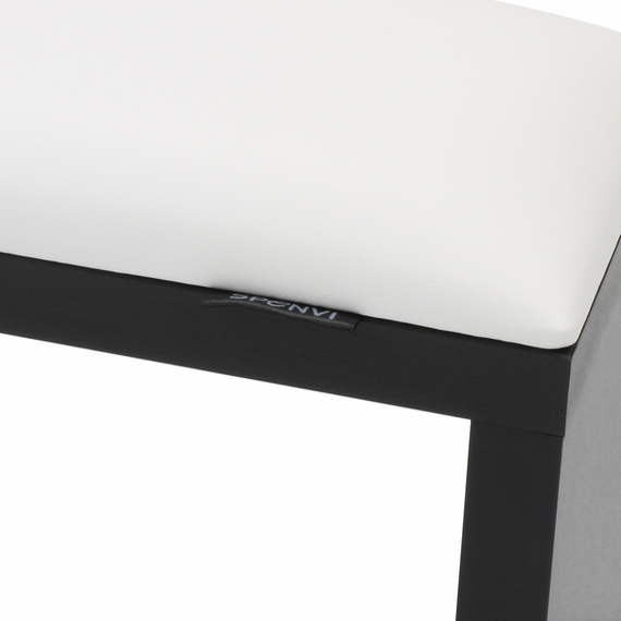 Підлокітник на чорних ніжках White Білий, зображення 2