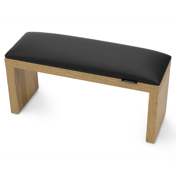 Підлокітник на коричневих ніжках Black Чорний