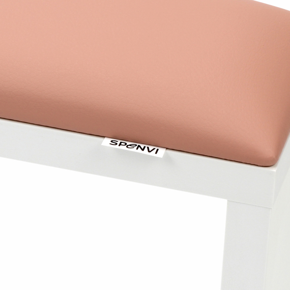Armrest on white legs Light Pink Light pink, 2 image