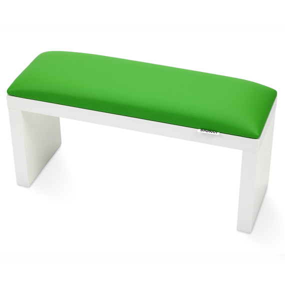 Подлокотник на белых ножках Green зеленый