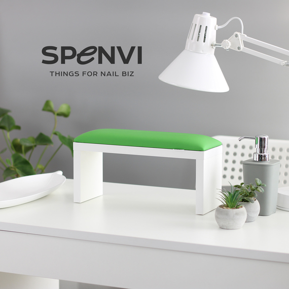 Подлокотник на белых ножках Green зеленый, изображение 3