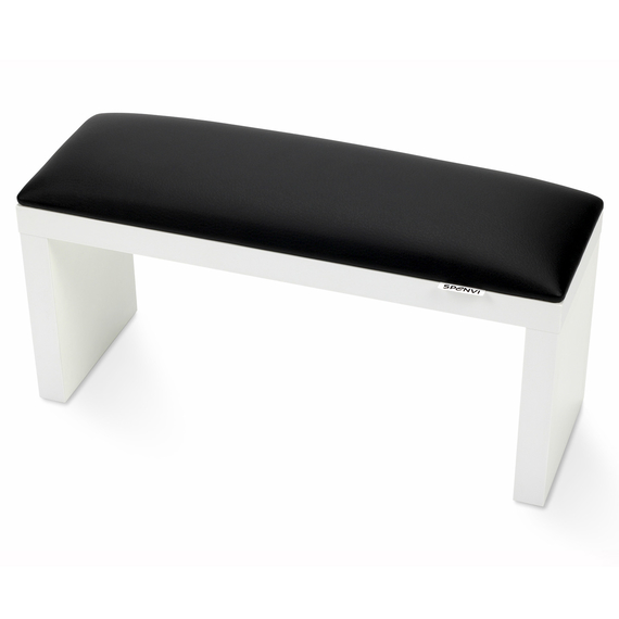 Подлокотник на белых ножках Black Черный