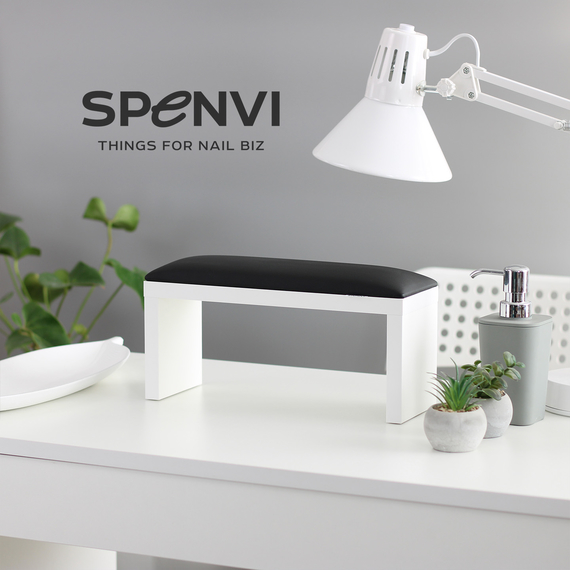 Подлокотник на белых ножках Black Черный, изображение 2