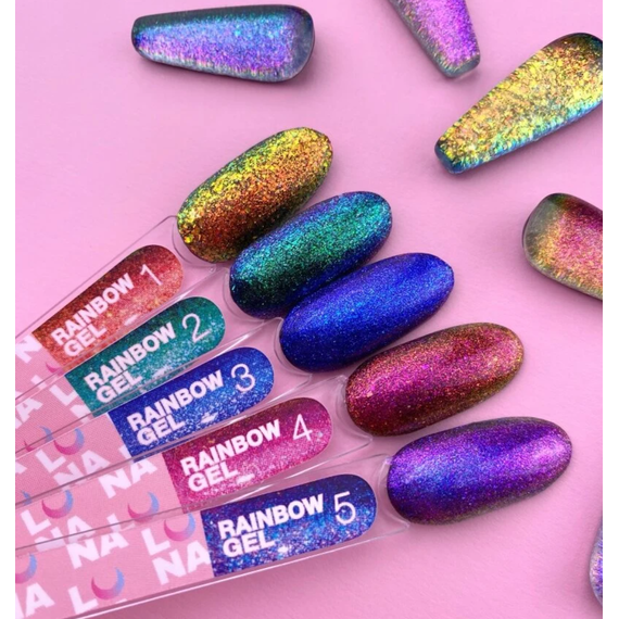 Гель-глитер Luna Rainbow Gel №2, 5 мл, изображение 2