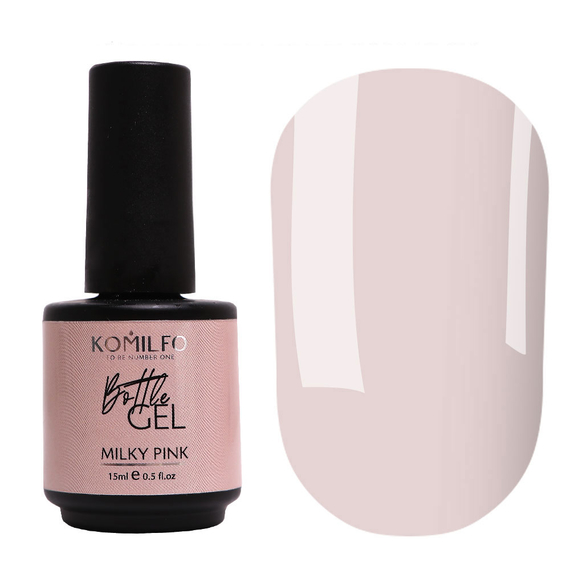 Гель Komilfo Bottle Gel Milky Pink 15 мл