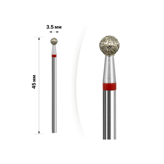 Насадка фреза алмазна D 31 R куля 24