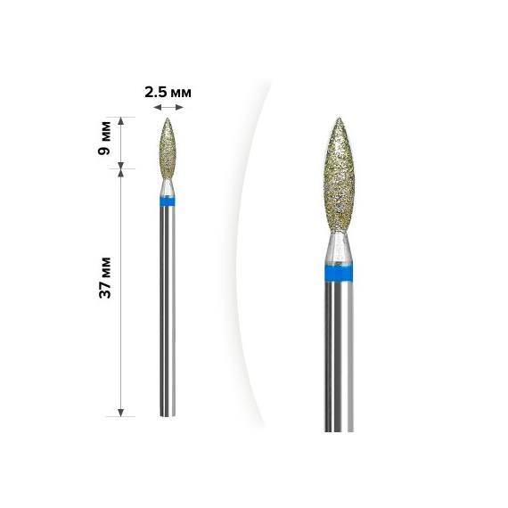 Насадка фреза алмазна D 25 B полум`я 26