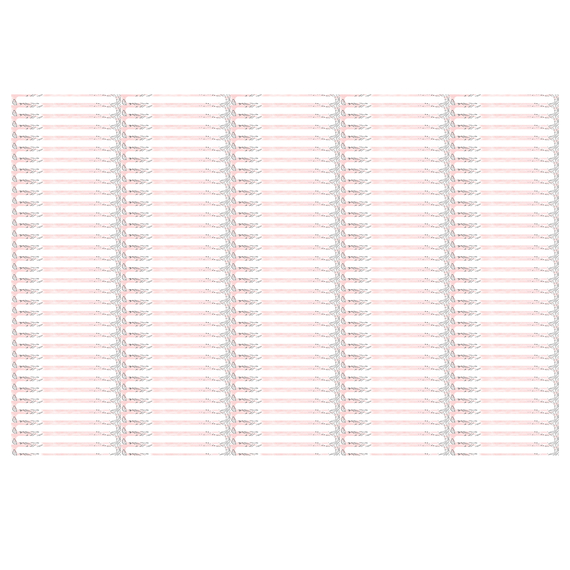 Наклейки на тіпси 1 лист 165 шт