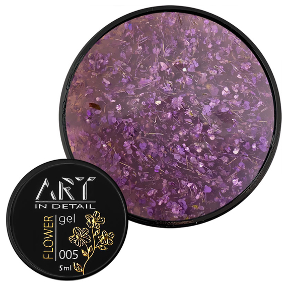 Гель с сухоцветами ART Flower Gel №05, 5 мл, изображение 2