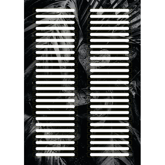 Наклейки на тіпси Black 1 лист 50 шт