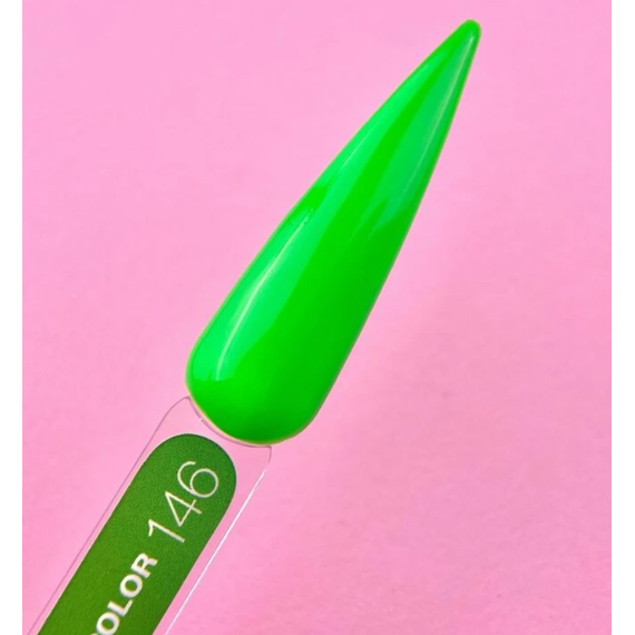 Gel polish Luna Color No. 146 bright green, 13 ml, 2 image
