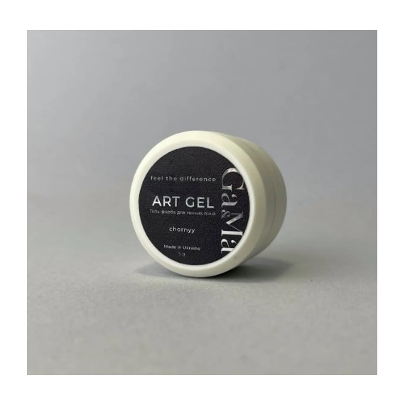 Гель-краска GaMa Art gel Chorny черная, 5 г, изображение 2