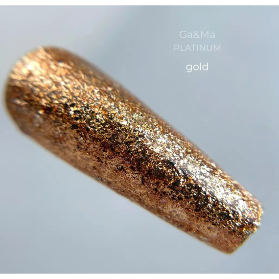 Жидкая фольга GaMa Platinum Gold золотая, 5 г