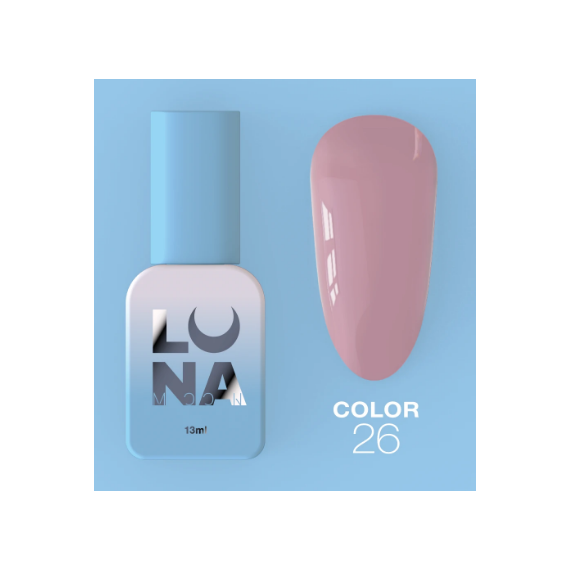 Гель-лак Luna Color №26 пастельно-лиловый, 13 мл