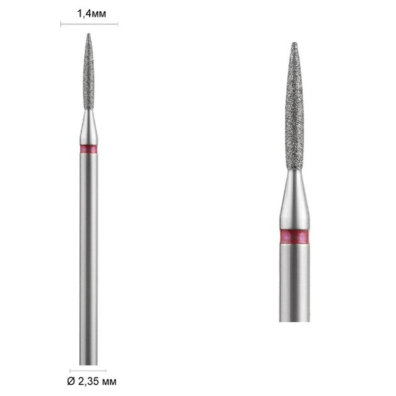 Насадка фреза алмазная DLX 14 R пламя безопасное