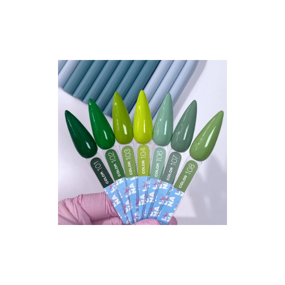 Гель-лак Luna Color №106 сіро-зелений, 13 мл, зображення 2