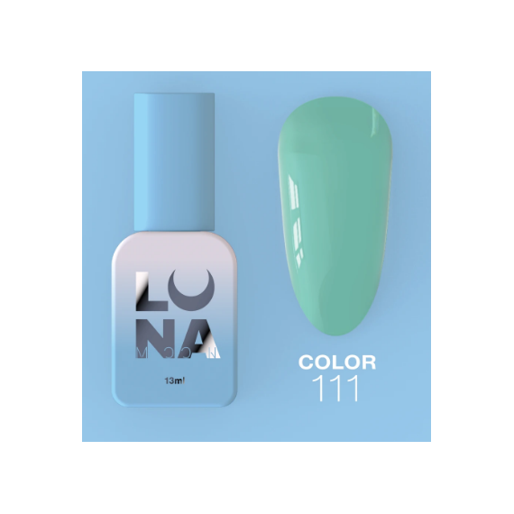 Гель-лак Luna Color №111 бирюзовый, 13 мл