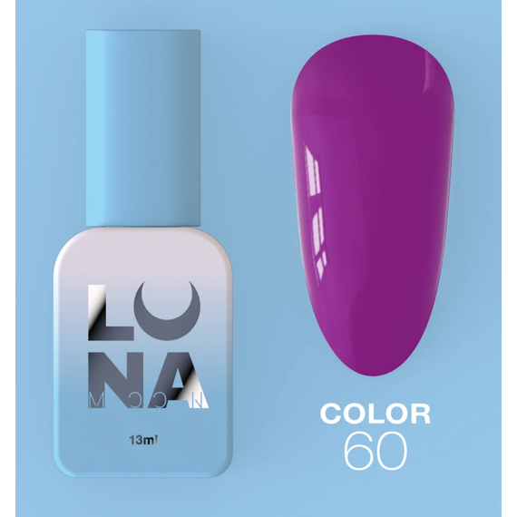 Гель-лак Luna Color №60 якоревый фиолетовый, 13 мл
