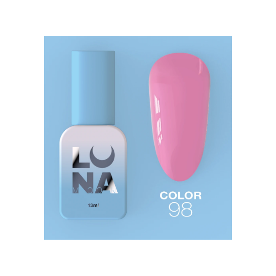 Гель-лак Luna Color №98 попелясто-рожевий, 8 мл