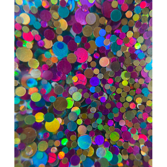 Микс конфетти №13 малиново синий